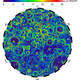 Image for article titled Data from the Lunar Orbiter Creates Abstract Moon Art